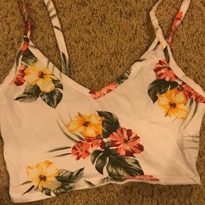 3 for $15 Charlotte Russe Floral Crop Top